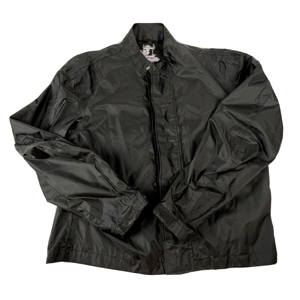 Speed and Strength SS Gear Black Polyester Motorcycle Long Sleeve‎ Jacket L